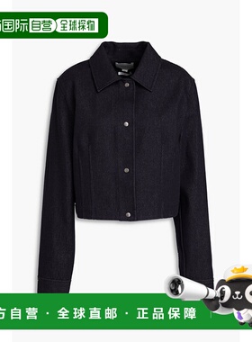 1h可退 香港直邮VINCE 女士 短款牛仔布夹克 V124191615 blue蓝色