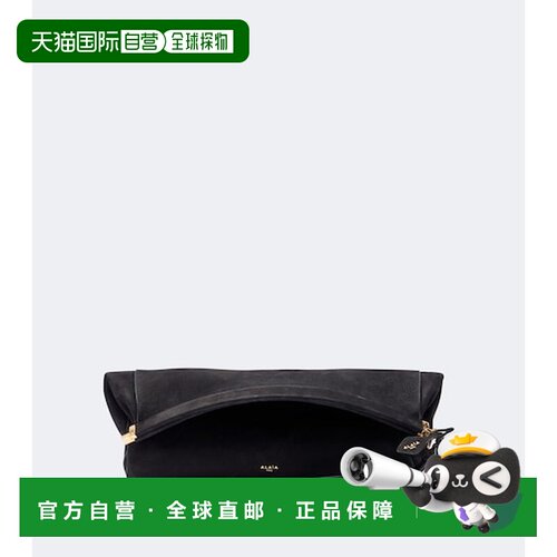 香港直邮alaia 女士 Le Click 中号皮革手包 black黑色 舒适时尚