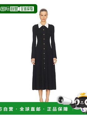 1h可退 香港直邮Simkhai 女士 Philippa 长袖中长连衣裙 6251574K