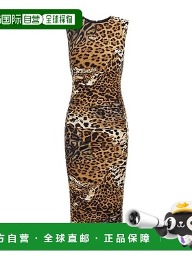 香港直邮Roberto Cavalli 印花连衣裙 SKT159LNG34