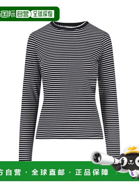 1h可退 香港直邮NILI LOTAN 女士 and Polos T恤黑色上衣 13462K2