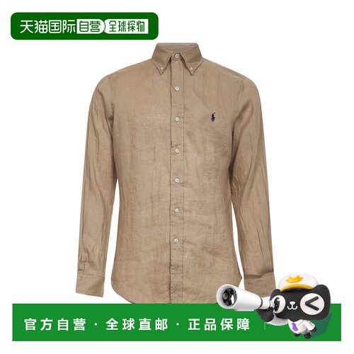 欧洲直邮polo ralph lauren 男士 衬衫亚麻