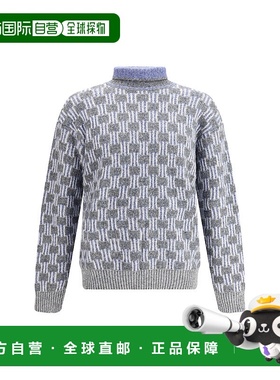 1h可退 香港直邮Armani 阿玛尼 男士 印花图案高领毛衣 GM002182F