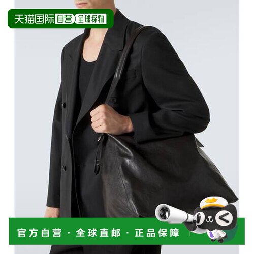 香港直邮Lemaire 男士 束带皮革肩包 BG0189LL010【付后1h可退】