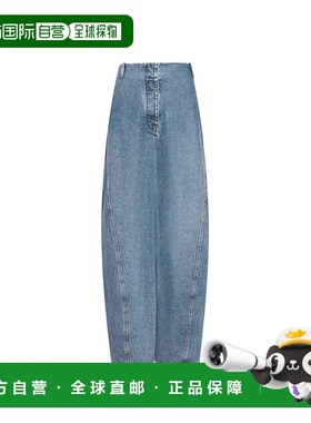 1h可退 香港直邮Alaia 女士 工装裤 AA9P1256D007B blue蓝色 舒适