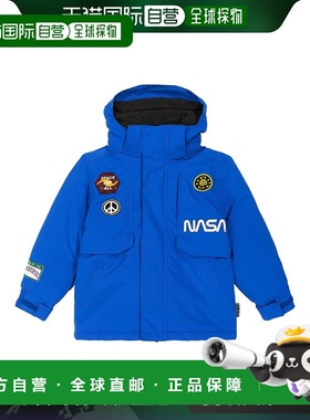 1h可退 香港直邮Molo 女童 Harding 大衣童装 blue蓝色 舒适时尚