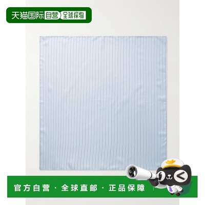 1h可退 香港直邮toteme 女士 标志条纹真丝-斜纹围巾 261WSC0149F