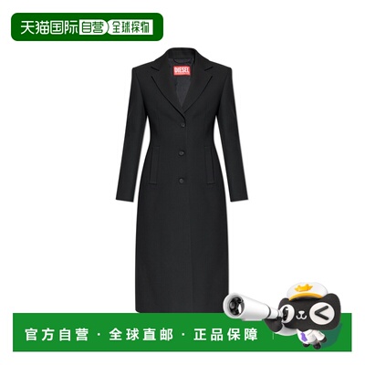 1h可退 香港直邮DIESEL 女士大衣 GALLANA201010BMCS9XX CO 黑色