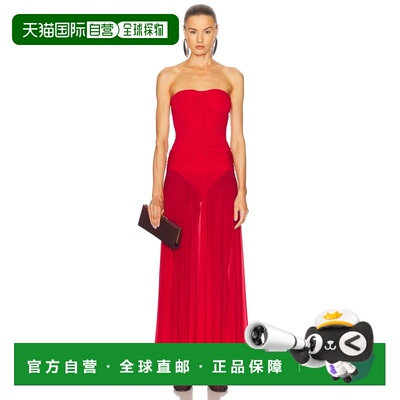 1h可退 香港直邮magda butrym 女士 无肩带长款连衣裙 192525长裙