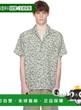 香港直邮A.P.C. 男士 绿色 Roy 衬衫 VIALXH12608