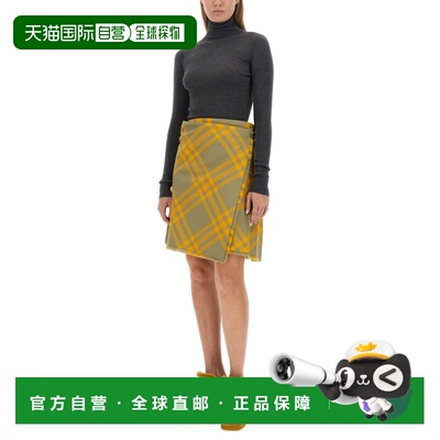 1h可退 香港直邮BURBERRY 女士半身裙 8077203B7363 AW2023 花色
