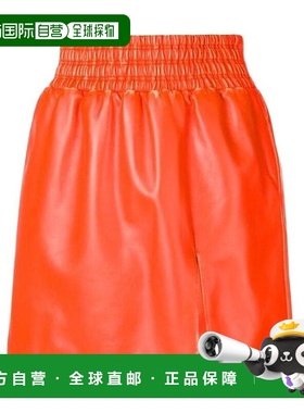 1h可退 香港直邮Miu Miu 缪缪 女士 半身皮裙 MPD5411RU0