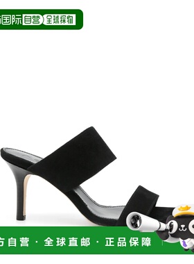 1h可退 香港直邮aeyde 女士 VARVARA 小羊皮皮质黑色穆勒鞋 A11HS