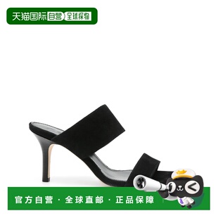 1h可退 香港直邮aeyde 女士 VARVARA 小羊皮皮质黑色穆勒鞋 A11HS