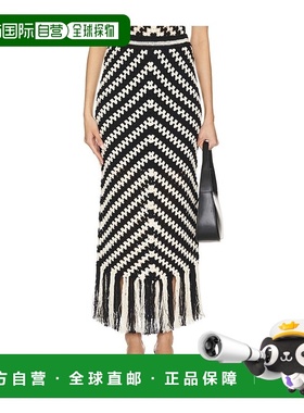 1h可退 香港直邮ZIMMERMANN 女士 Halliday 手工钩花半身裙 9762S