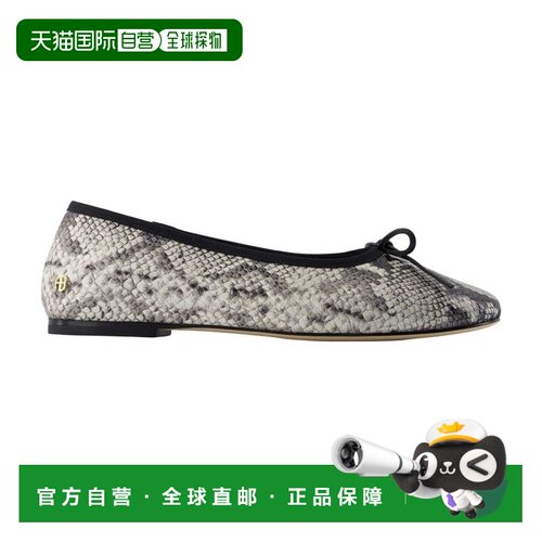 1h可退 香港直邮Anine Bing 女士芭蕾乐福鞋 A1411365MTL75 SS202