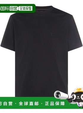 香港直邮Y-3 女士 黑色棉质T恤 KQ9783 black黑色 舒适时尚
