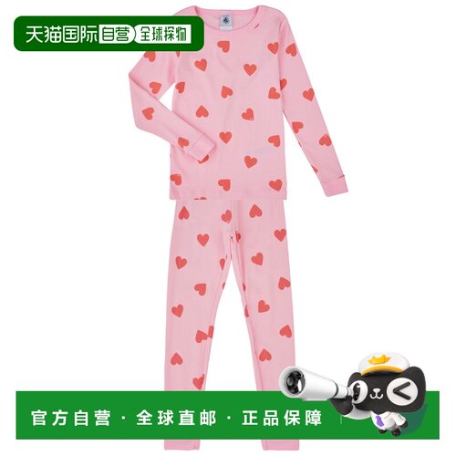 欧洲直邮Petit Bateau  女孩衣服 睡衣/家居服 春夏 玫瑰色 PYJAM