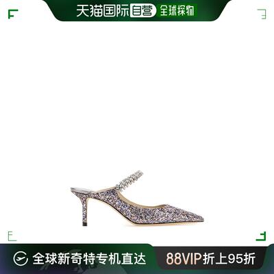 香港直邮Jimmy Choo 周仰杰 女士 Bing 65 精饰布织凉拖 BING65CB