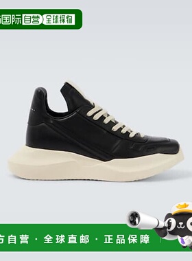 香港直邮Rick Owens Lilies 瑞克 欧文斯 男士 Geth Runner 皮质