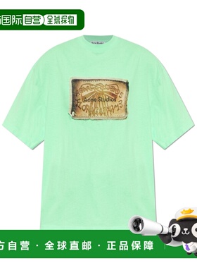 香港直邮ACNE STUDIOS 男士T恤 CL0391AQR SS2026 绿色 短袖T恤