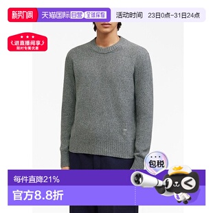 羊绒衫 香港直邮Ami 针织长袖 羊毛羊绒圆领毛衣 .HKS127005 Paris