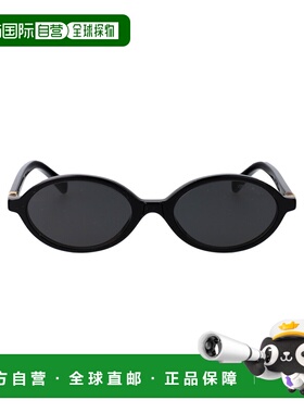 1h可退 香港直邮Miu Miu 缪缪 女士 黑色醋纤太阳眼镜 0MU04ZS1AB