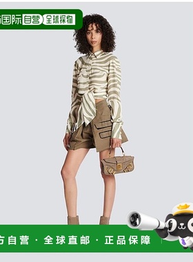 香港直邮Balmain 斑马印花衬衫 AF1HU105VC81