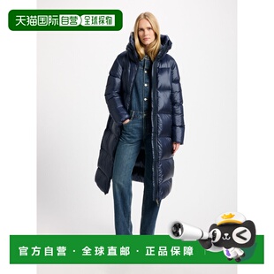 羽绒服 长款 藏蓝色 Oriela 自营欧洲直邮Pyrenex