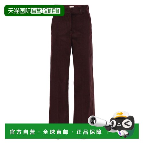 香港直邮Weekend Max Mara 女士 WKDTANIA 阔腿灯芯绒裤子 262513