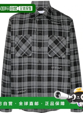 1h可退 欧洲直邮OFF-WHITE 男士衬衫 OMGE030F23FAB0010800