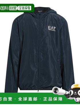 香港直邮Ea7 男士 Windbreakers 柔软夹克 blue蓝色 舒适时尚