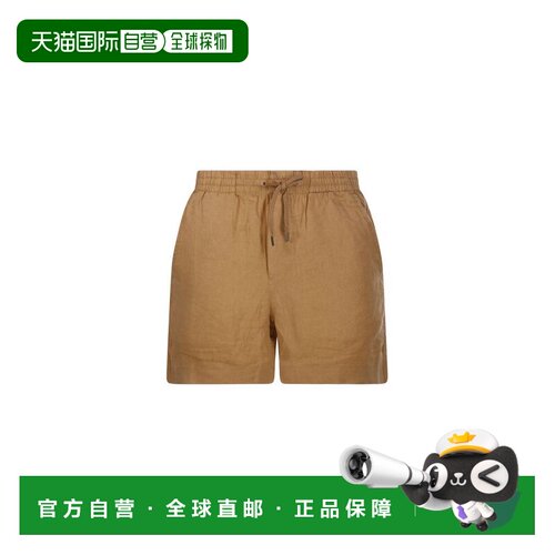 香港直邮ralph lauren 拉尔夫劳伦 男士 拉夫 劳伦抽绳亚麻短裤 7
