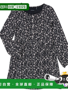 欧洲直邮IKKS  MALACHITE 女童服装短连衣裙 XT30072-02-C