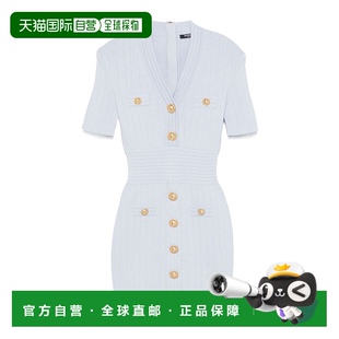 連衣裙 EF1R6045KB07高端穿搭時(shí)髦高檔顯瘦 短袖 香港直郵Balmain
