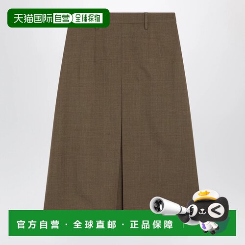 香港直邮PRADA 女士半身裙 P10A9OOO1PSWF0005 AW2026 棕色 Tobac