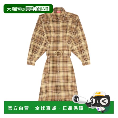香港直邮DIESEL 女士连衣裙 A221140WEBS5LEA AW2026 花色 中长连