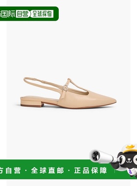 香港直邮VINCE 女士 Iliana 皮质露跟尖头平底鞋 J2193L1250BIRCH