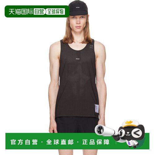 1h可退 香港直邮Satisfy 男士 酒红色 Space‑O Singlet 背心 1114