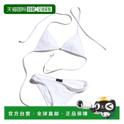 Gucci 系带比基尼套装 875538XHAL2泳衣泳裤性感