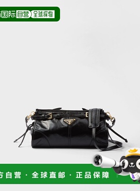 欧洲直邮PRADA (2025) PRADA Bonnie 小号皮革手提包单肩包斜挎包