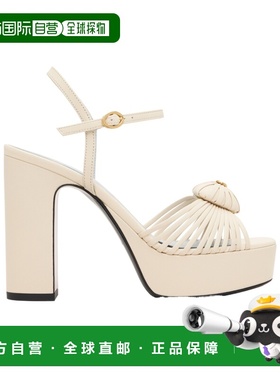 1h可退 香港直邮Valentino 徽标高跟凉鞋 WS0LY2DMD