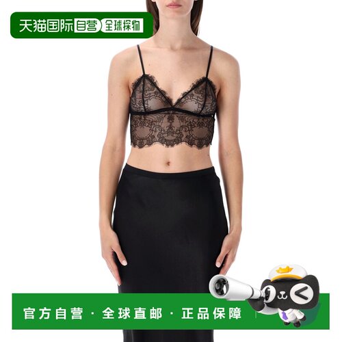 1h可退 香港直邮ANINE BING 女士 蕾丝文胸 A100224000 black黑色