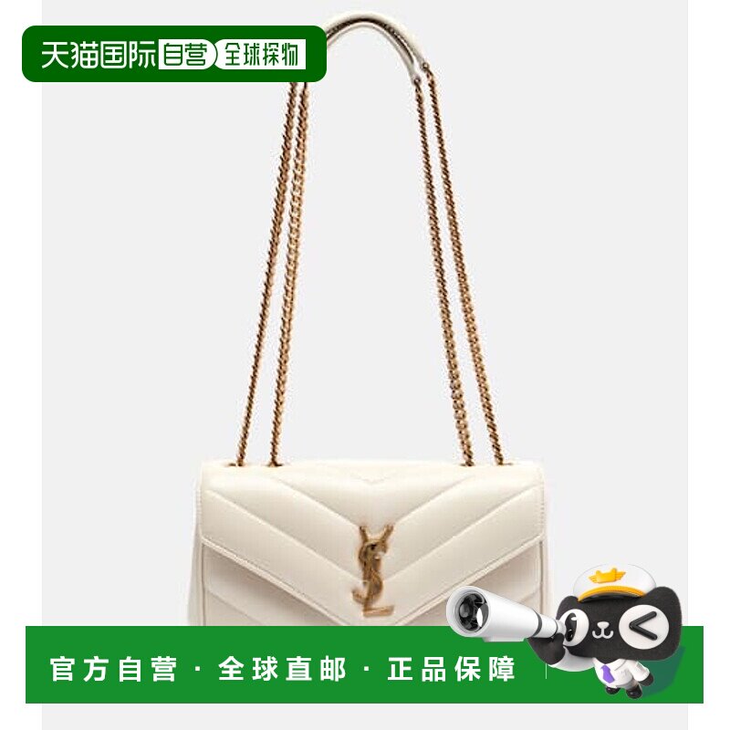 1h可退 香港直邮Saint Laurent 圣罗兰 女士 Lou Lou 小号皮革肩