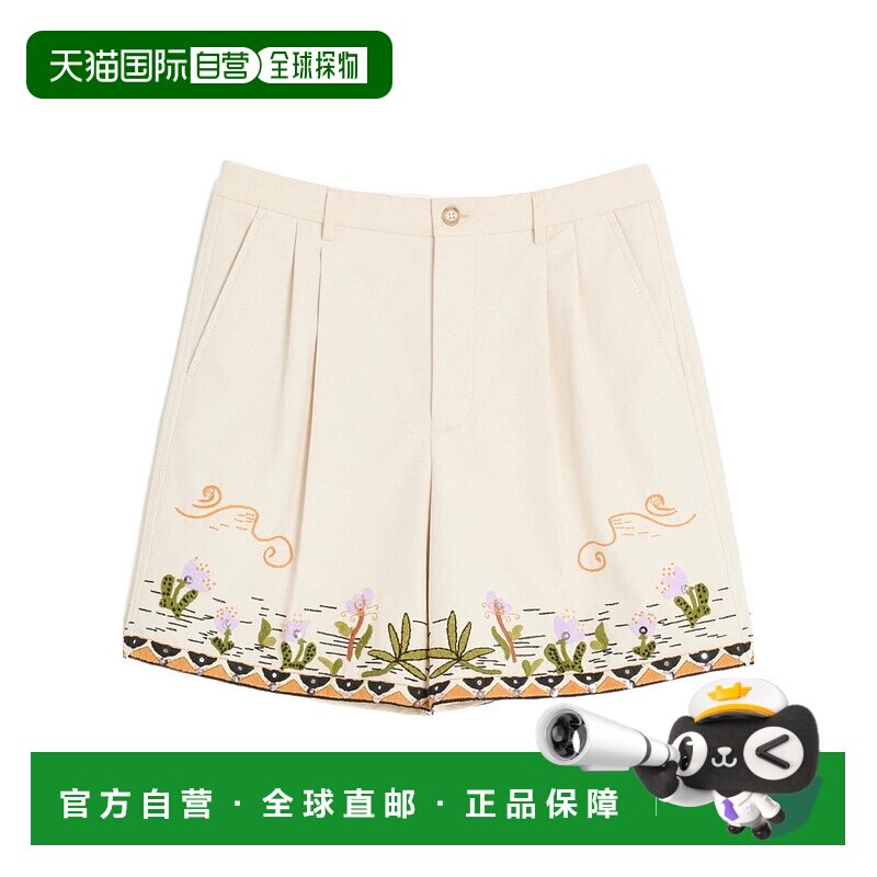 香港直邮Valentino 花卉刺绣提花短裤 VRDE33ASK 【付后1h可退】图片
