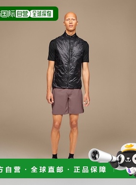 自营欧洲直邮On昂跑Weather系列男士黑色再生聚酯反光设计拉链马