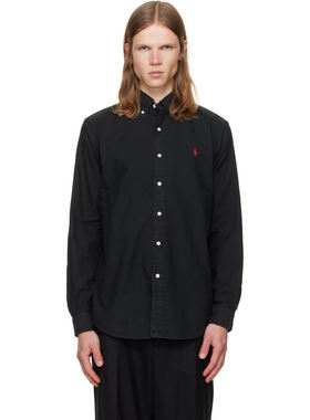 1h可退 香港直邮Polo Ralph Lauren Polo 拉夫 劳伦 男士 黑色 Ga