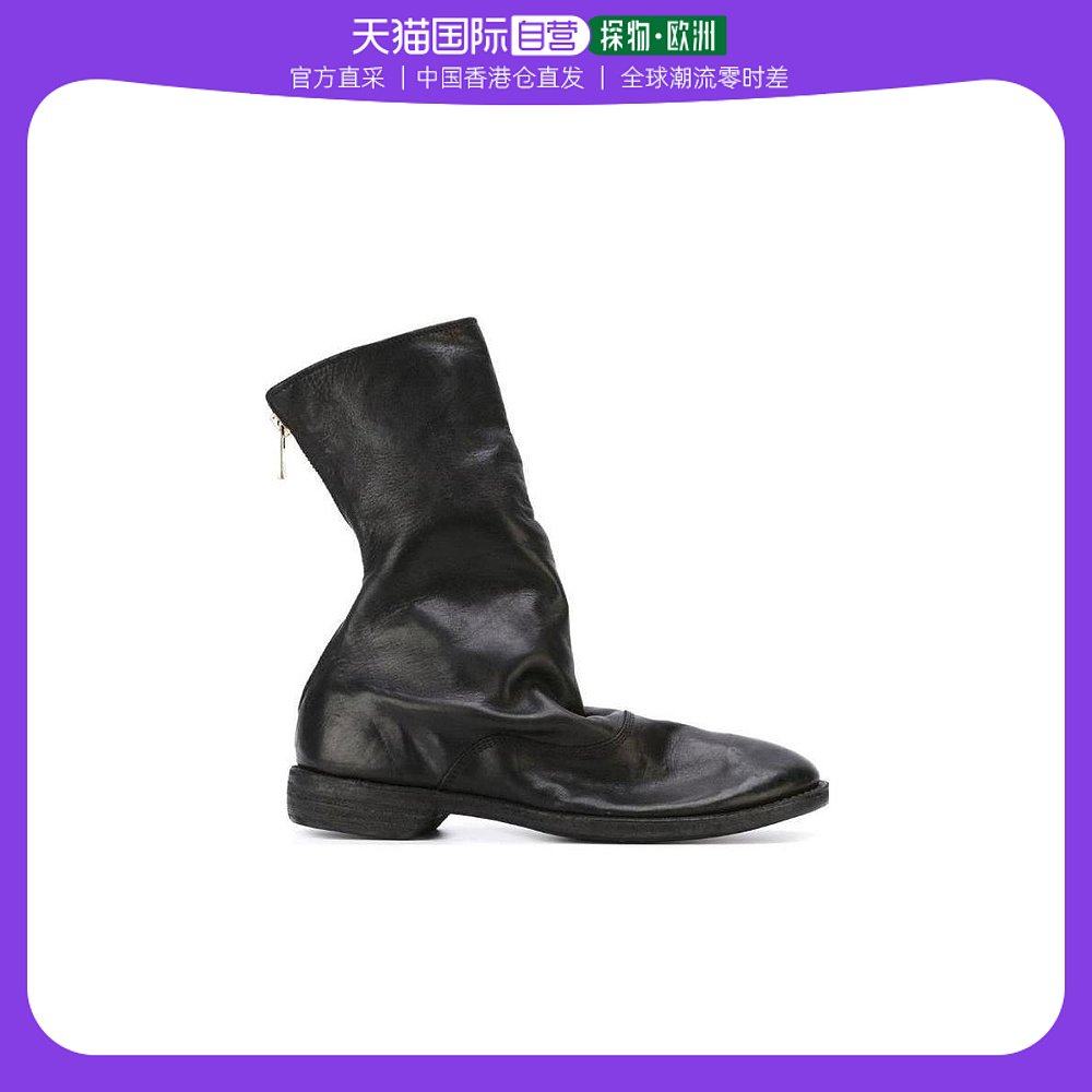 香港直邮guidi 拉链靴子 311blkt