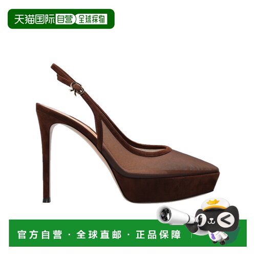 Gianvito Rossi 尖头厚底高跟凉鞋 G9562185RIC 【付后1h可退】