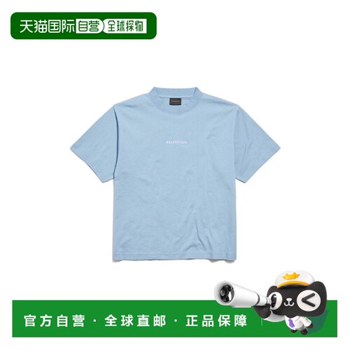 1h可退 香港直邮Balenciaga 巴黎世家 女士 Back 中号合身浅T恤(/